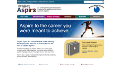 Desktop Screenshot of projectaspiro.com